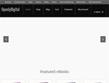 Tablet Screenshot of openlydigital.com